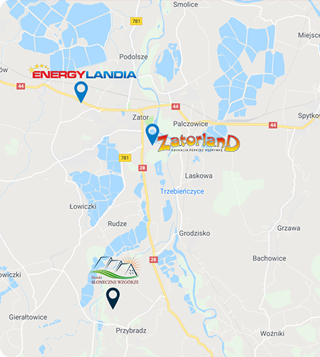 Słoneczne Wzgórze Mapa